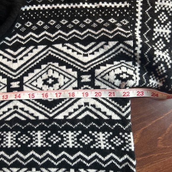 LOFT Abstract Sweater Dress Size Large - Picture 4 of 6